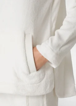 Hot DEHA Fluffy Polar Jacket White Milk White