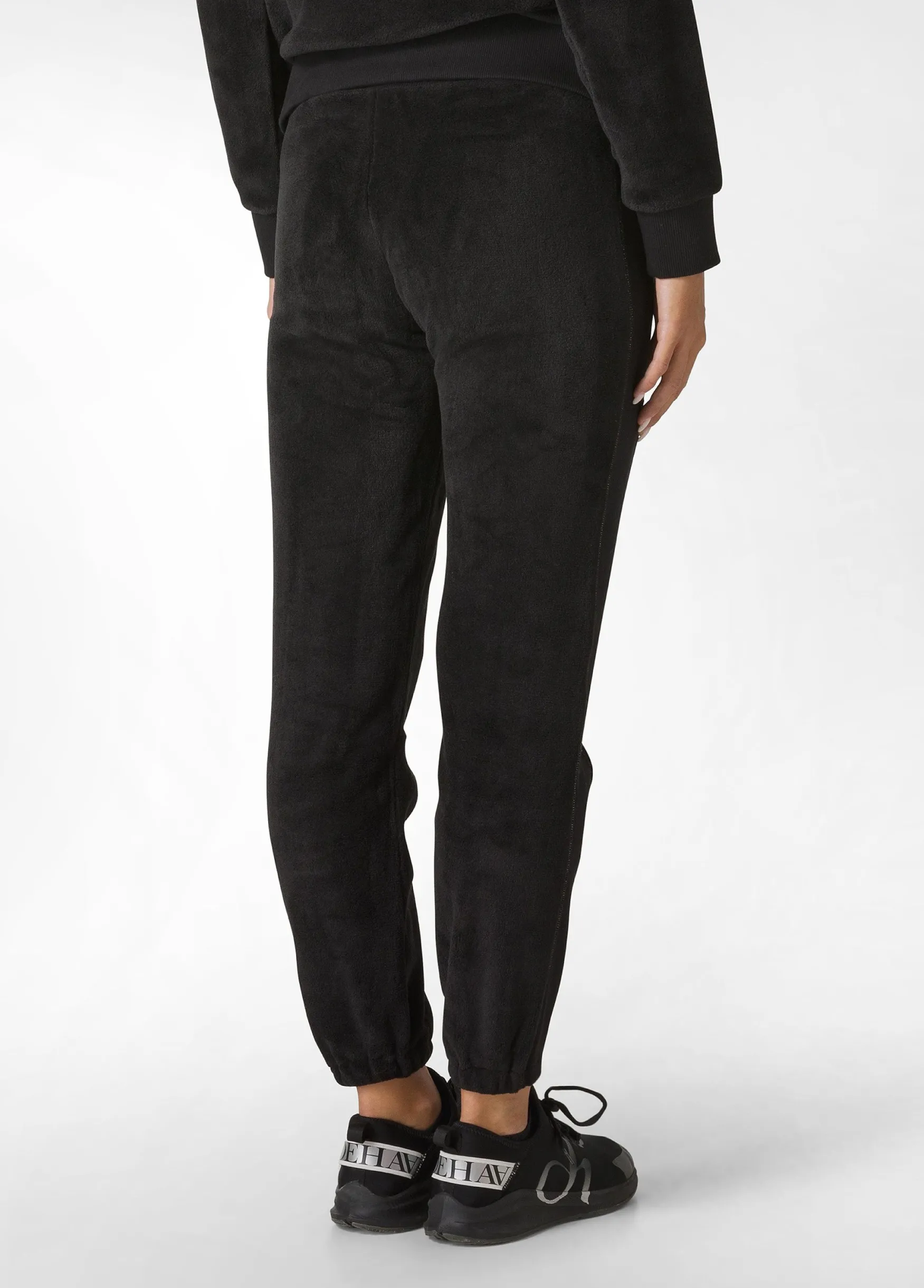 Hot DEHA Fluffy Polar Jogger Black