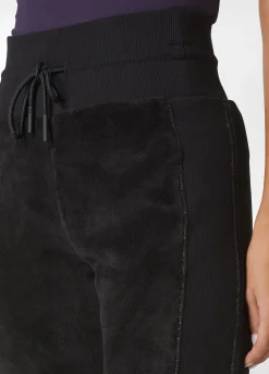 Hot DEHA Fluffy Polar Jogger Black