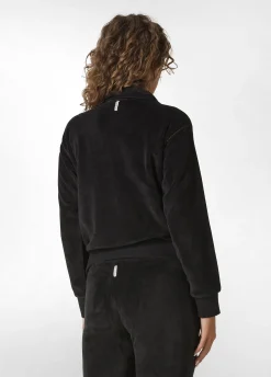 Discount DEHA Fluffy Polar Sweatshirt Black