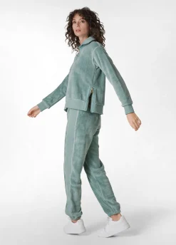New DEHA Fluffy Polar Sweatshirt Green Sage Green