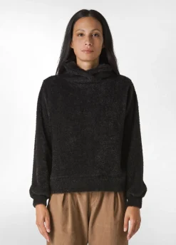 Shop DEHA Fluffy Sweatshirt Black