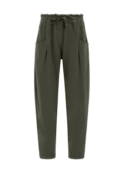 Flash Sale DEHA Gabardine Balloon Pants Green Olive Green