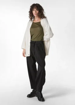 Online DEHA Gabardine Relaxed Pants Black