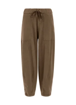 Sale DEHA Gabardine Relaxed Pants Brown Biscuit Brown