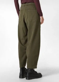 Clearance DEHA Gabardine Relaxed Pants Green Olive Green