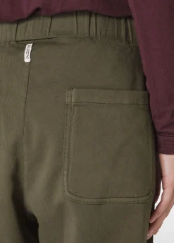 Clearance DEHA Gabardine Relaxed Pants Green Olive Green
