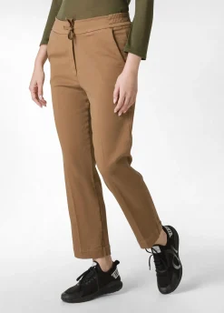 Flash Sale DEHA Gabardine Straight Pants Brown Biscuit Brown