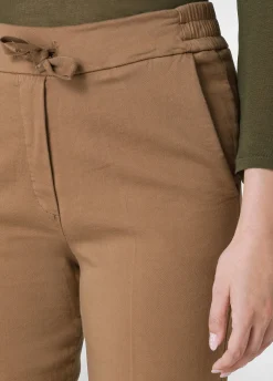 Flash Sale DEHA Gabardine Straight Pants Brown Biscuit Brown