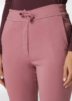 Outlet DEHA Gabardine Straight Pants Pink Deco' Rose