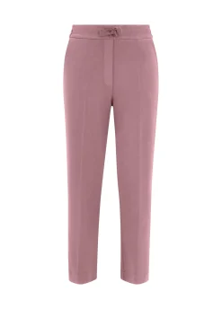 Outlet DEHA Gabardine Straight Pants Pink Deco' Rose