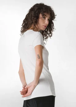 Store DEHA Graphic Stretch T-Shirt White Milk White