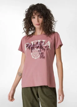 Store DEHA Graphic T-Shirt Pink Deco' Rose