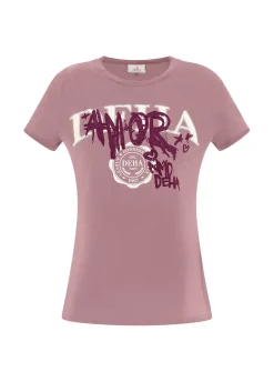 Store DEHA Graphic T-Shirt Pink Deco' Rose