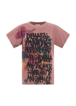 Shop DEHA Graphic T-Shirt Pink Deco' Rose