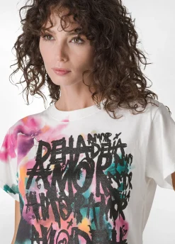 Sale DEHA Graphic T-Shirt White Milk White
