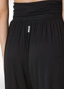 Cheap DEHA Harem Viscose Pants Black