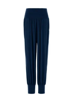 Cheap DEHA Harem Viscose Pants Blue Blue Night