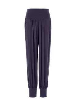 Cheap DEHA Harem Viscose Pants Purple Aubergine Violet