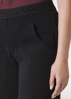 Hot DEHA Jersey Magnum Pants Black
