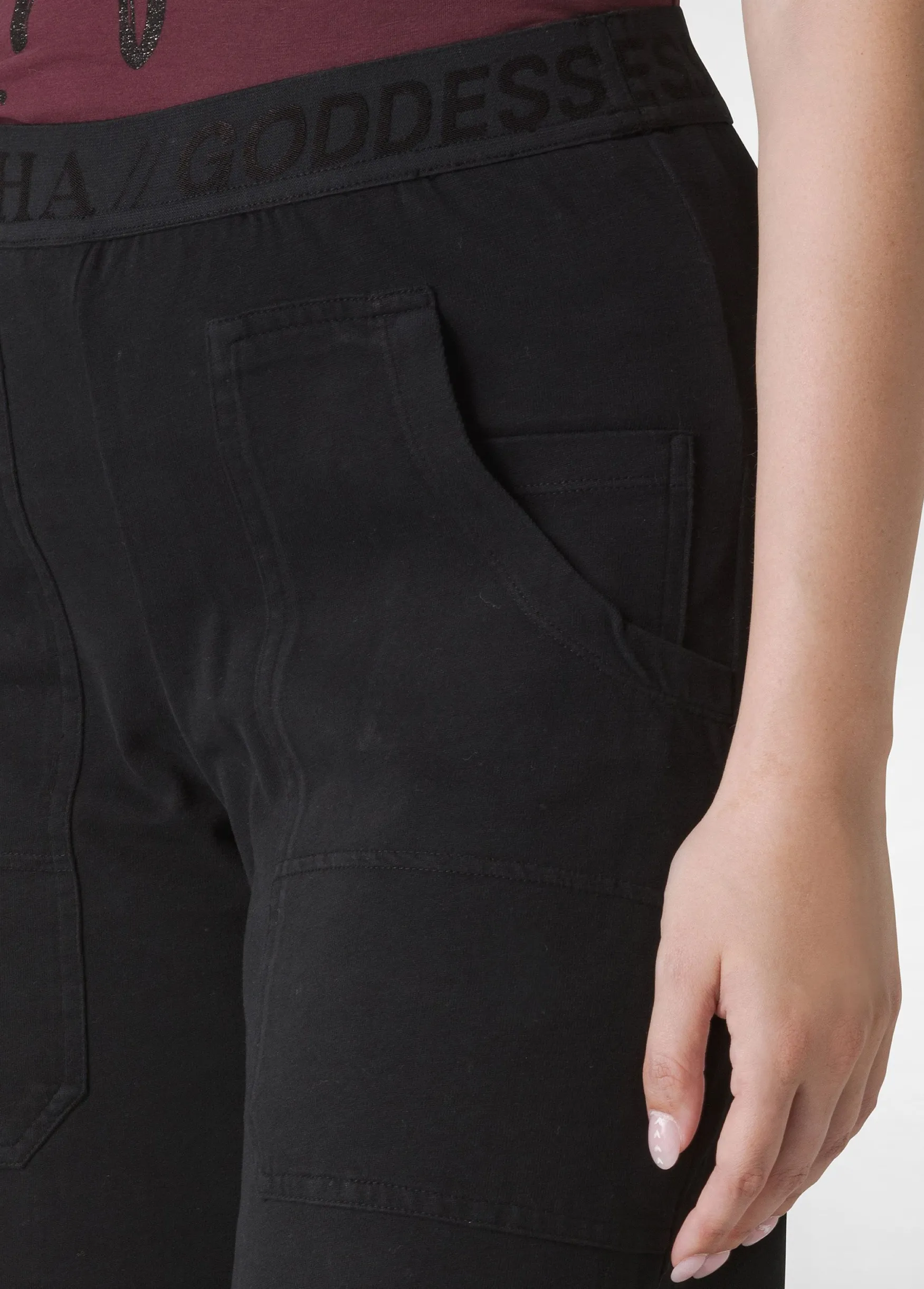 Hot DEHA Jersey Magnum Pants Black