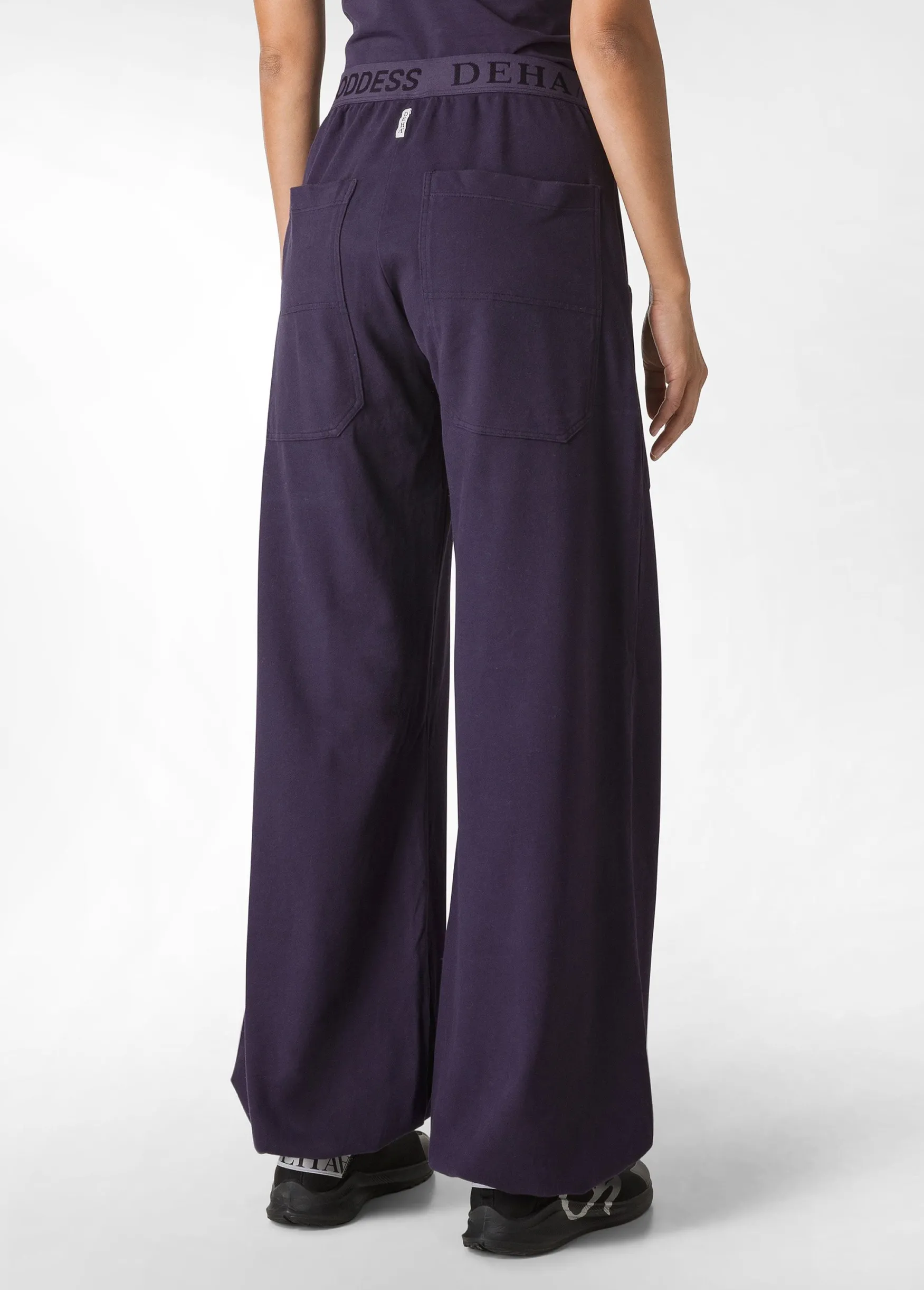 Hot DEHA Jersey Magnum Pants Purple Aubergine Violet
