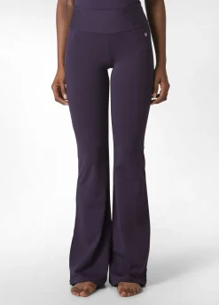 Hot DEHA Jersey Stretch Jazz Pants Purple Aubergine Violet
