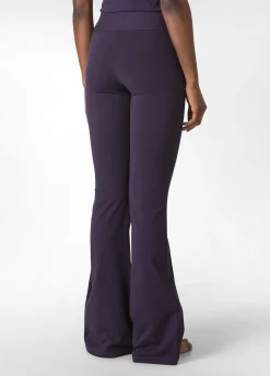 Hot DEHA Jersey Stretch Jazz Pants Purple Aubergine Violet