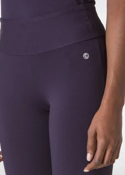 Hot DEHA Jersey Stretch Jazz Pants Purple Aubergine Violet