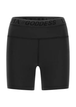 Shop DEHA Jersey Stretch Shorts Black