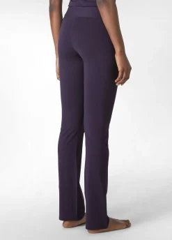 Fashion DEHA Jersey Tight Pants Purple Aubergine Violet