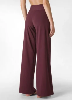 Cheap DEHA Jersey Wide Leg Pants Grey Grey Melange