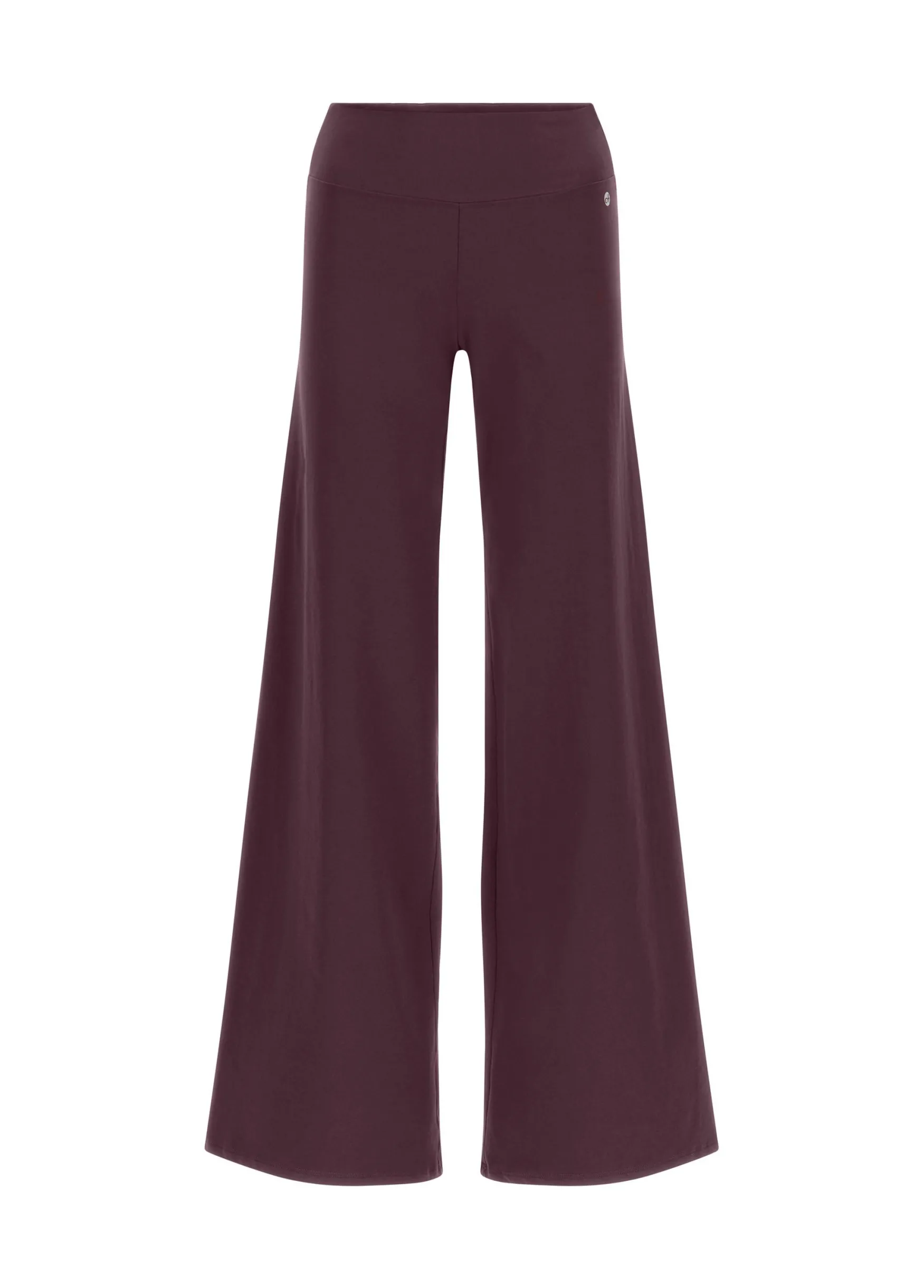 New DEHA Jersey Wide Leg Pants Red Tibetan Red