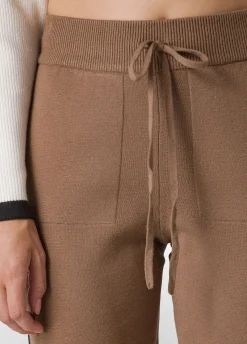 Discount DEHA Knitted Pants Brown Biscuit Brown