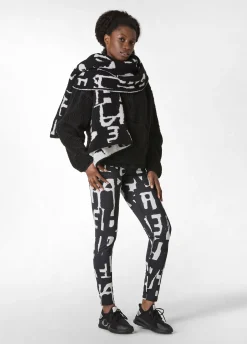 Best DEHA Lettering Jacquard Scarf Black