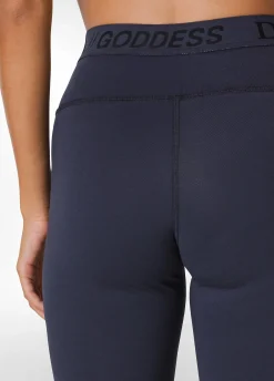 New DEHA Logo Leggings Blue Blue Night