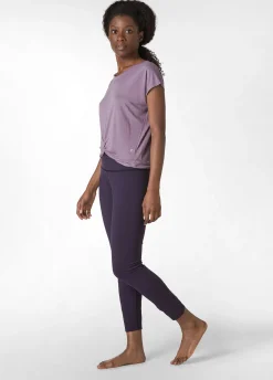 New DEHA Logo Leggings Purple Aubergine Violet