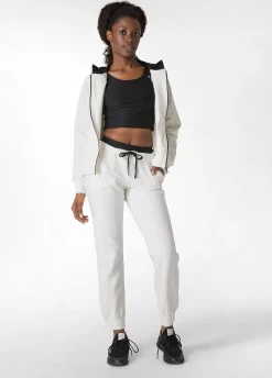 Fashion DEHA Logo Taping Jogger Pants White Milk White