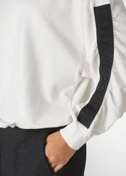 Clearance DEHA Logo Taping Sweatshirt White Milk White