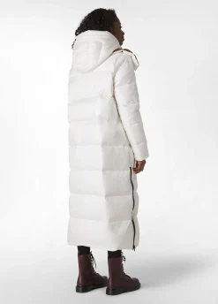Hot DEHA Long Down Jacket White Milk White