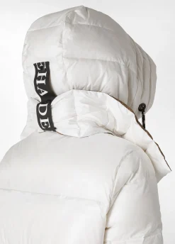 Hot DEHA Long Down Jacket White Milk White