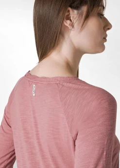 Outlet DEHA Long Sleeves T-Shirt Pink Deco' Rose