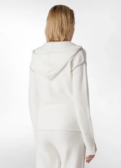 Shop DEHA Lounge Full Zip Cardigan White Milk White