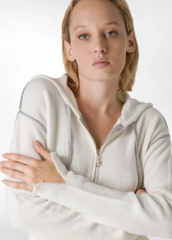 Shop DEHA Lounge Full Zip Cardigan White Milk White