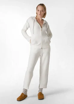 Shop DEHA Lounge Full Zip Cardigan White Milk White