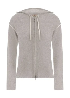 Store DEHA Lounge Full Zip Cardigan Grey Grey Melange
