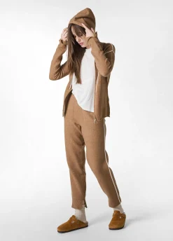 Cheap DEHA Lounge Full Zip Cardigan Brown Biscuit Brown