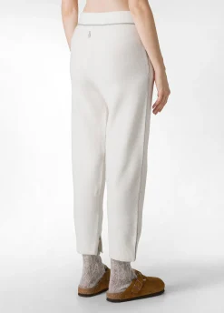 Store DEHA Lounge Knitted Jogger Pants White Milk White