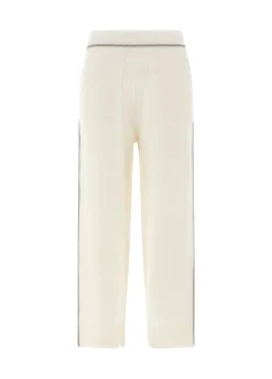 Store DEHA Lounge Knitted Jogger Pants White Milk White