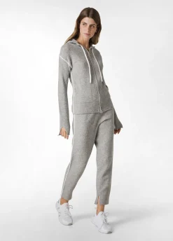 Best DEHA Lounge Knitted Jogger Pants Grey Grey Melange
